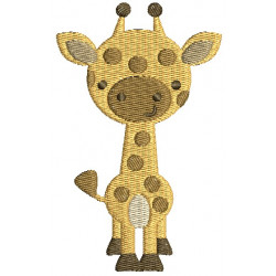 Stickdatei - Dschungeltiere Giraffe